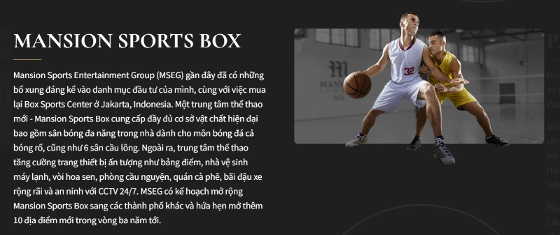 Mansion Sport Box