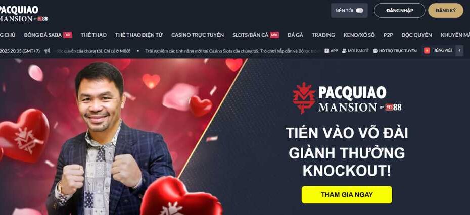 sảnh chơi Manny Pacquiao M88
